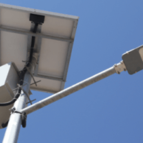 Solar Sistemli Aydınlatma Direği